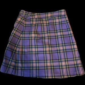 Brandy purple plaid emerson skirt